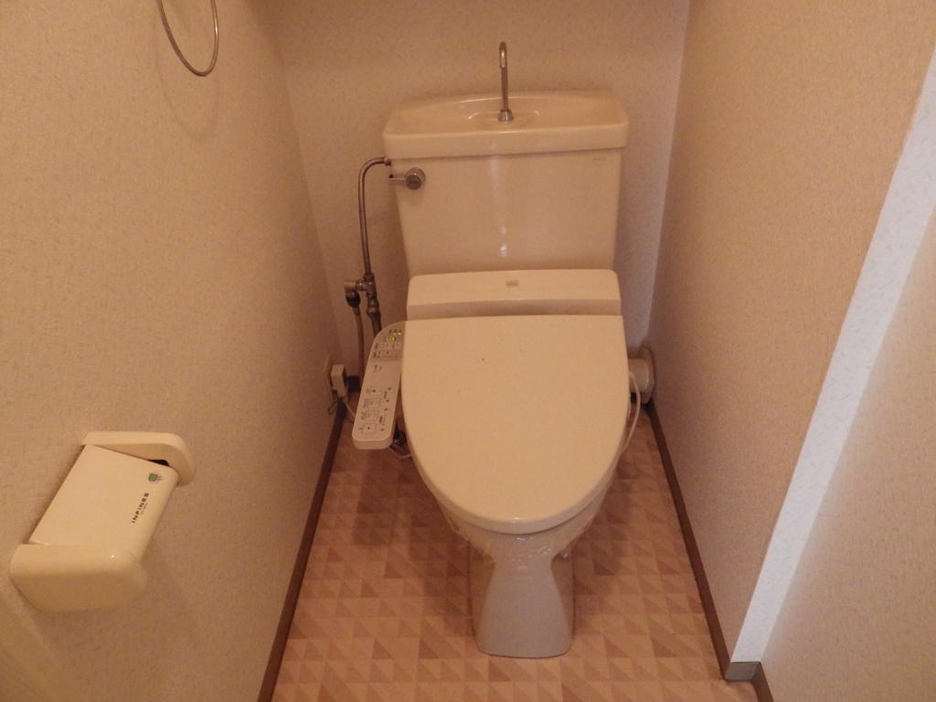 Toilet. Bidet also with