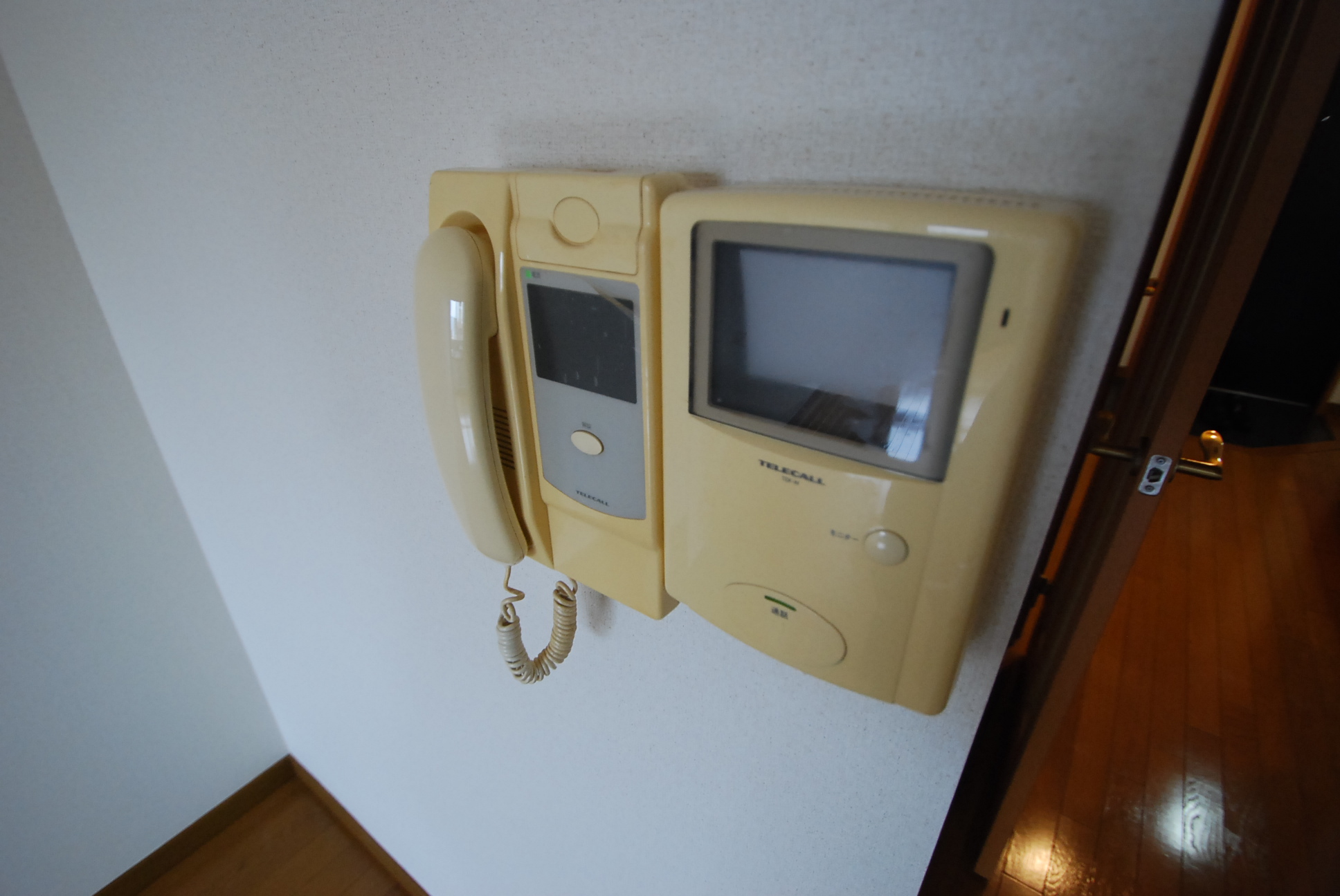 Security. Camera-equipped intercom