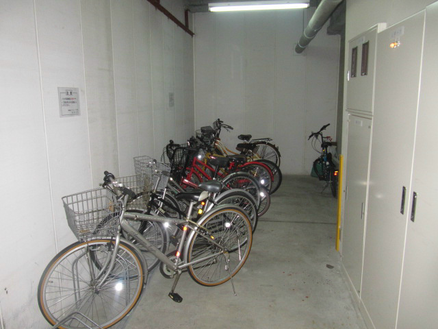 Building appearance. Bicycle-parking space