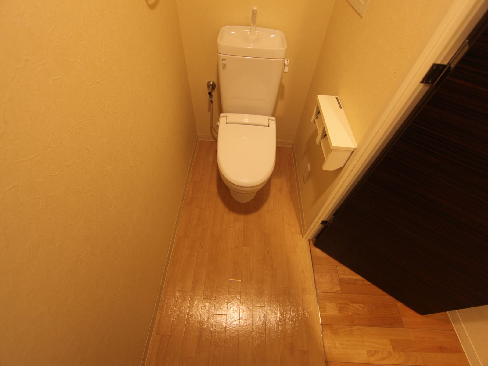 Toilet. WC Heating toilet seat