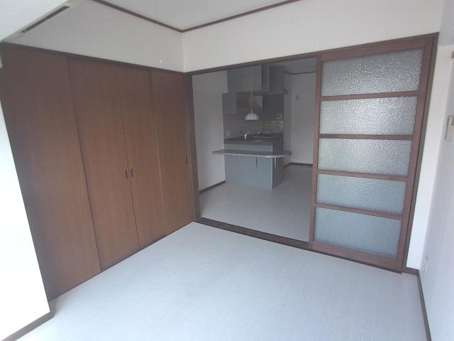 Living and room. You can use spacious with sliding door