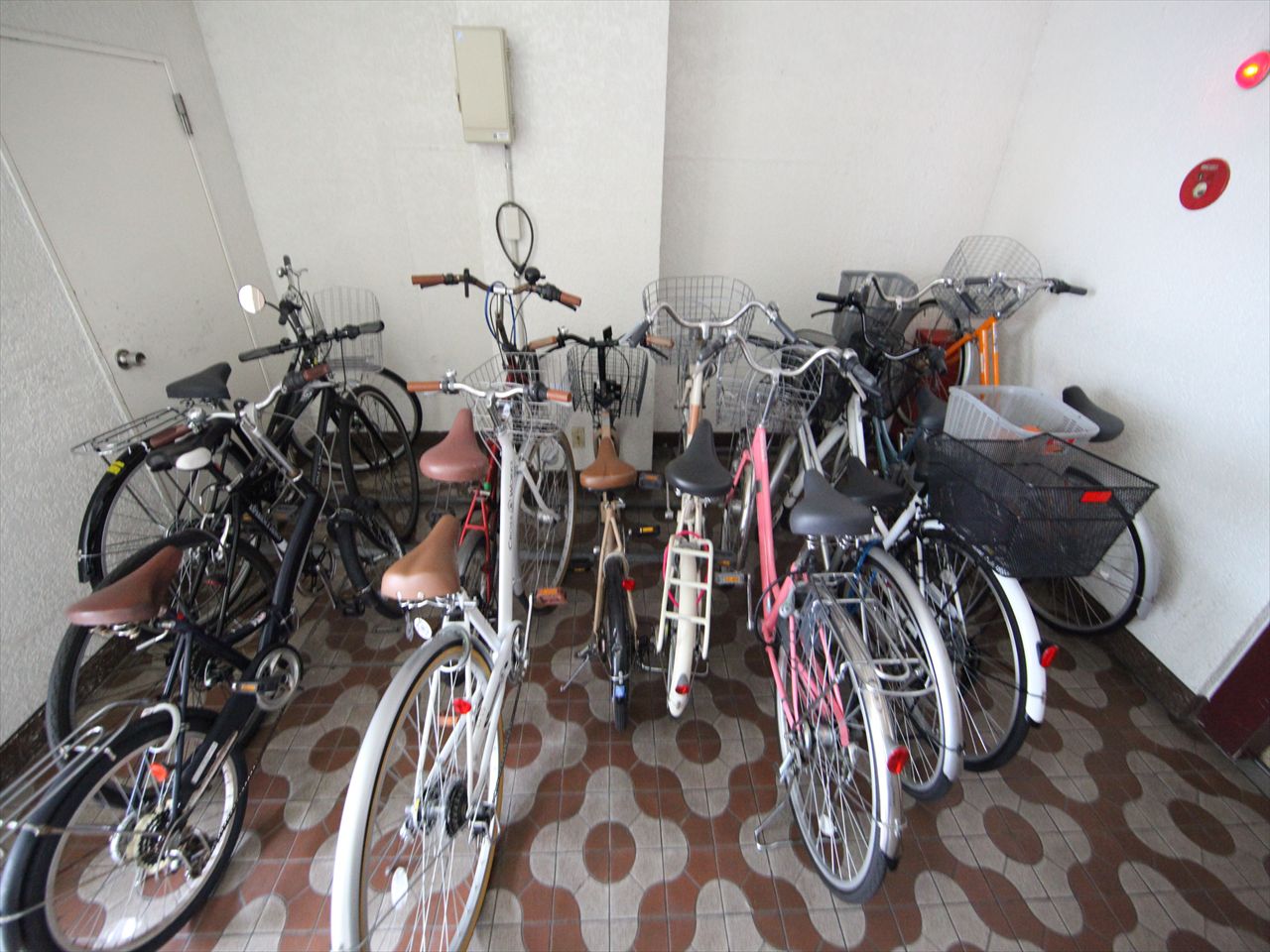 Other common areas. Bicycle parking space