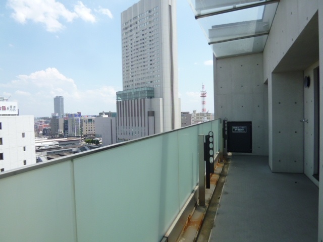 Balcony. View is good from the top floor!