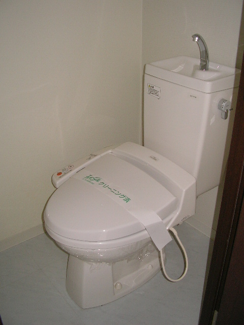 Toilet. Warm water washing toilet seat