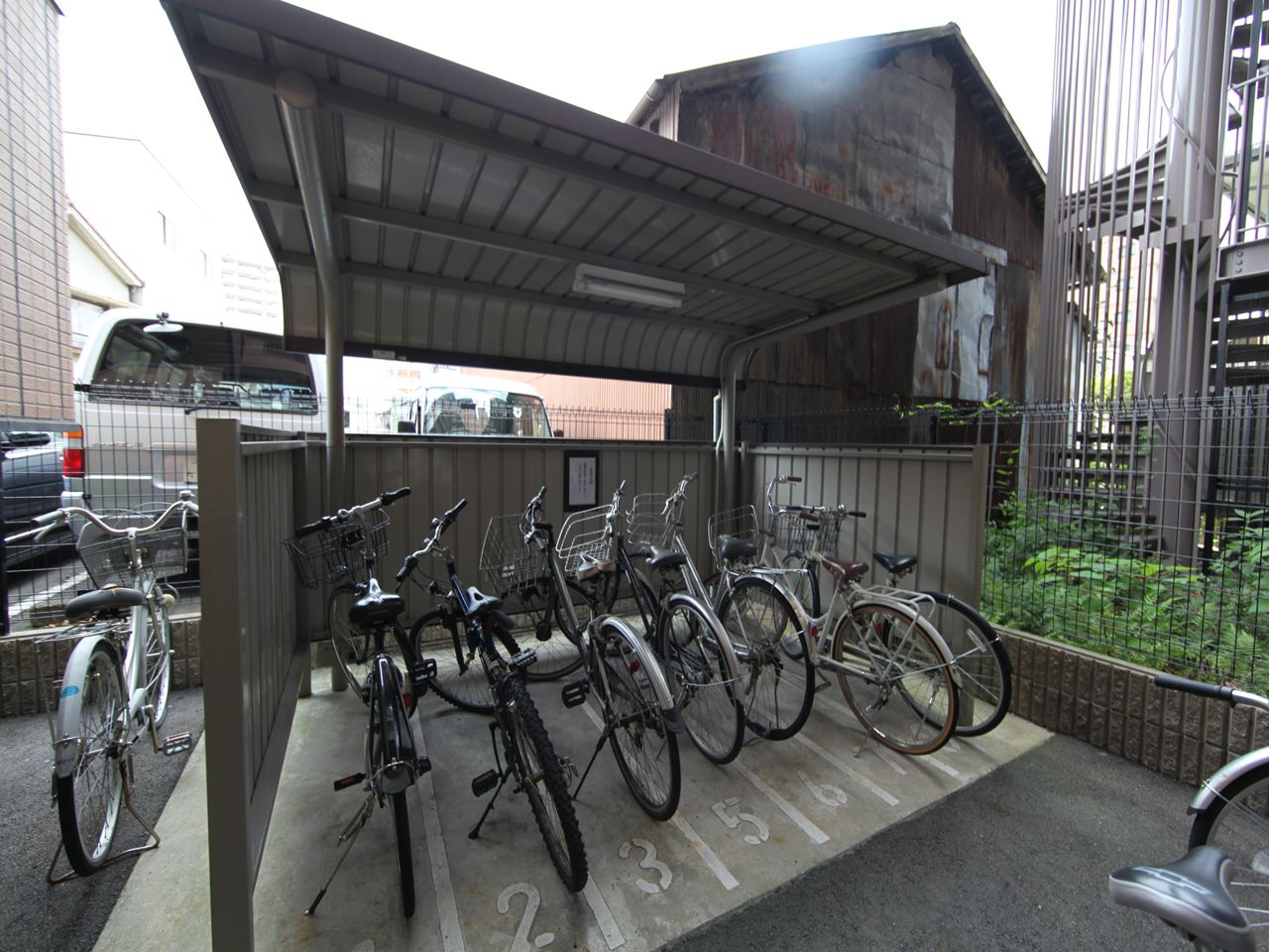 Other common areas. Bicycle-parking space