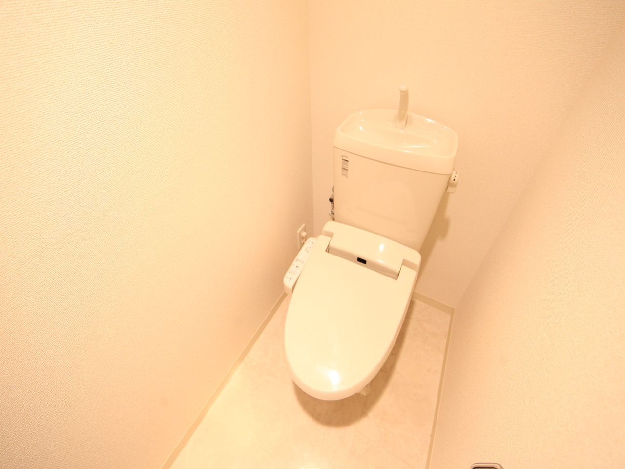 Toilet. Toilet with warm water washing toilet seat