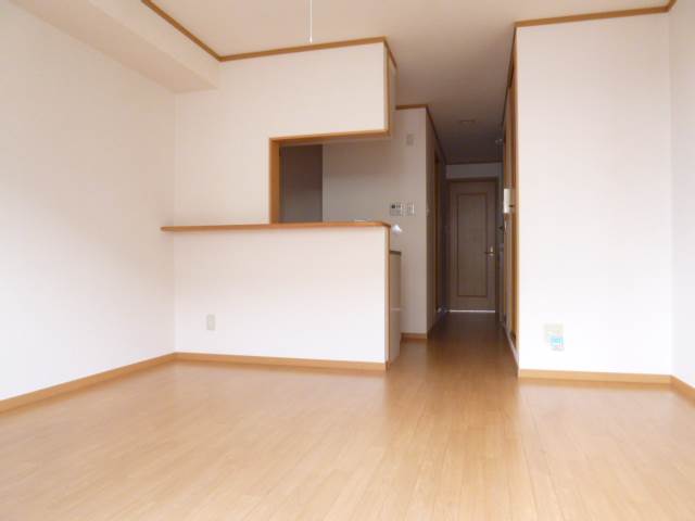 Living and room. LDK counter kitchen ☆ (The photograph is an image)