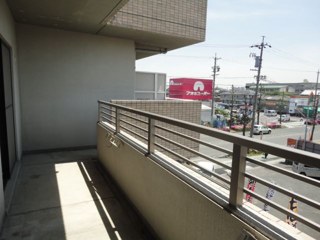 Balcony. Wide veranda