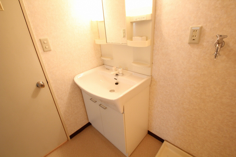 Washroom. It is a convenient basin dressing room