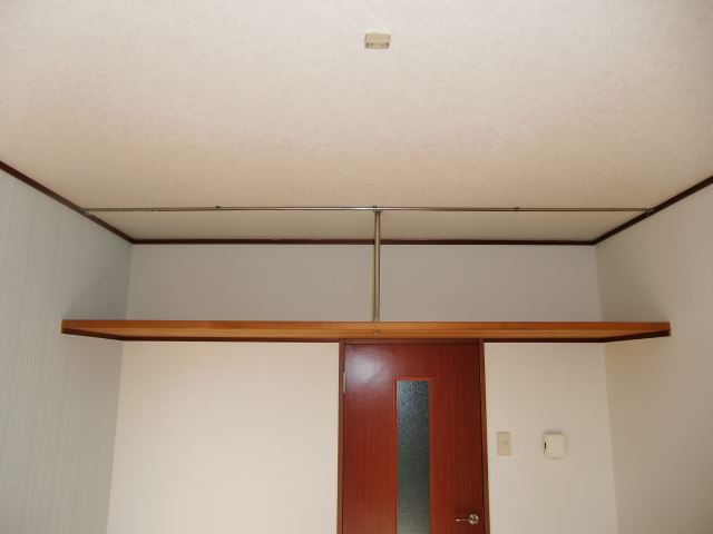 Receipt. Storage location is located on top of the door.