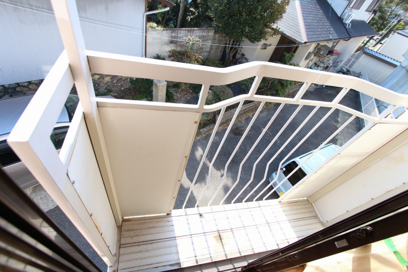 Balcony. Sunny days Let dry the laundry. 