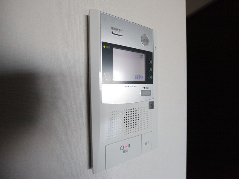 Security. Monitor with intercom