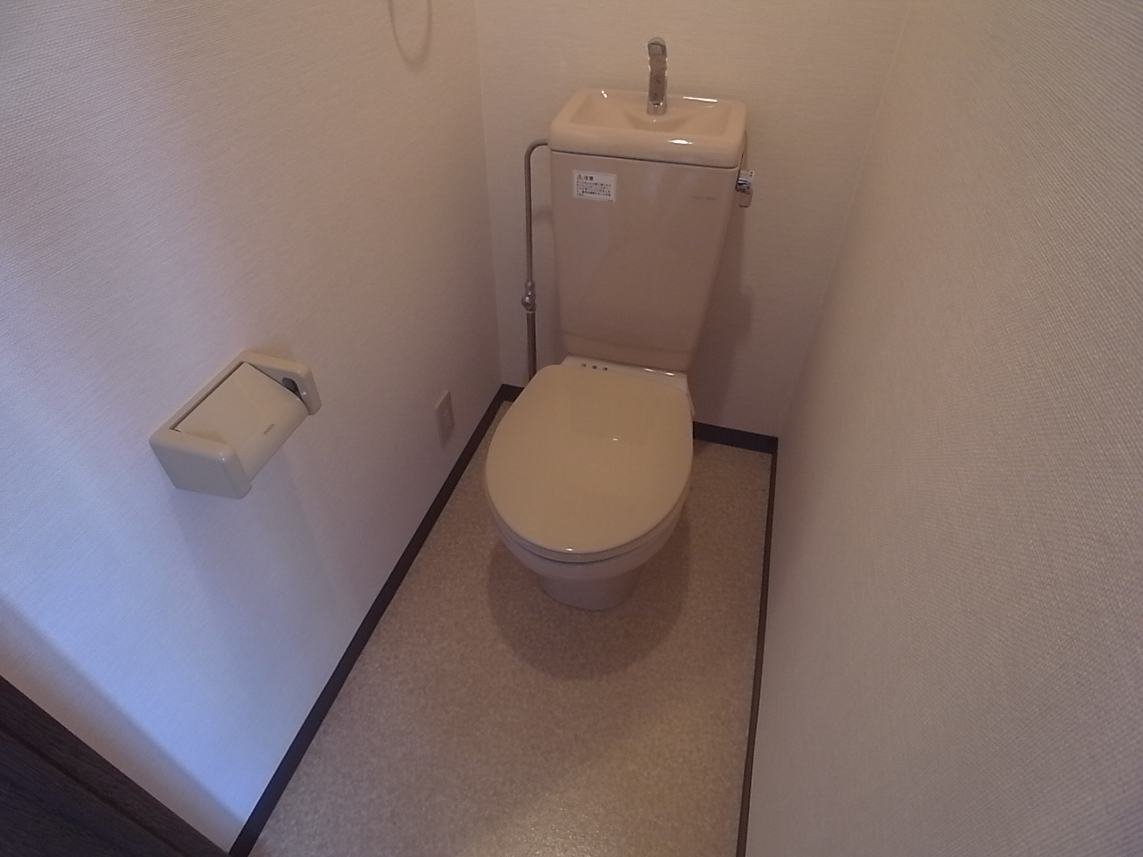 Toilet. Warm water washing toilet seat mounting Allowed toilet