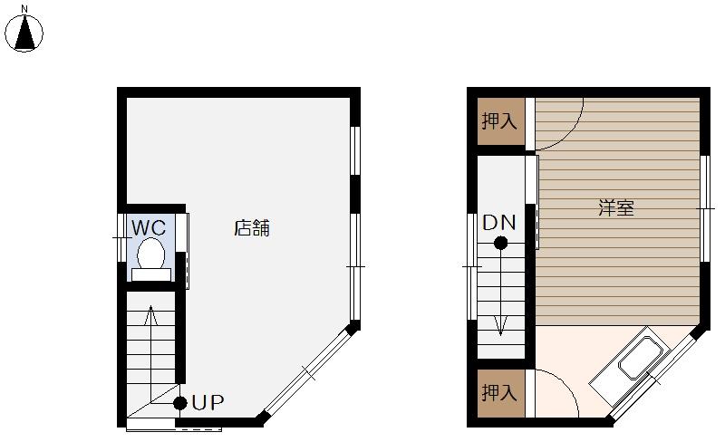 Floor plan. 10.8 million yen, 2K, Land area 47.7 sq m , Building area 41.78 sq m