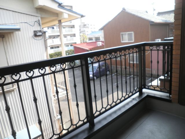 Balcony. It is a veranda. 