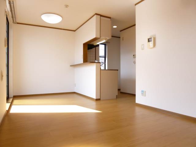 Living and room. I am happy on the south-facing bright LDK (photo image)