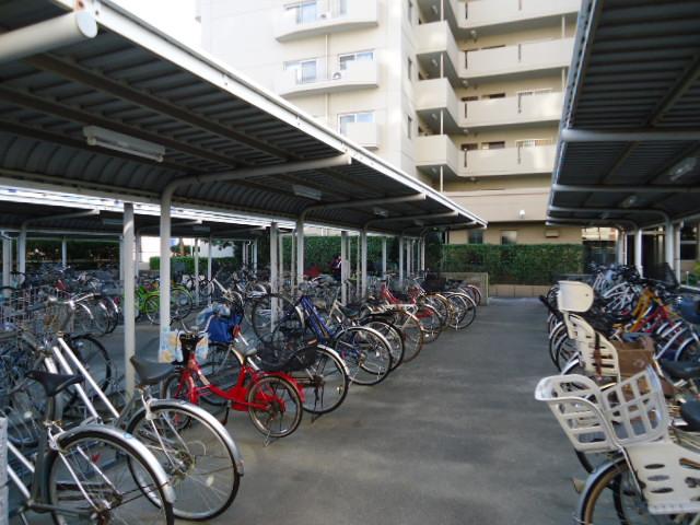 Other common areas. Bicycle parking lot shooting