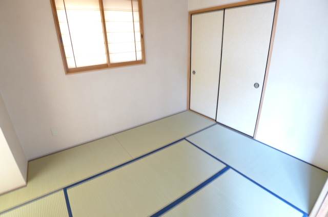 Living and room. Beautiful Japanese-style room of the two-sided lighting