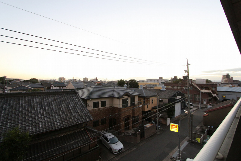 View. A view from the veranda.