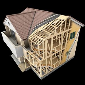 Construction ・ Construction method ・ specification. Adopting the traditional construction methods of wooden houses that make up the framing in the columns and beams, "wooden framework construction method". Laminated wood and junction, By adopting the modern technology, such as on a wall, It has achieved a house that combines the excellent strength and durability.