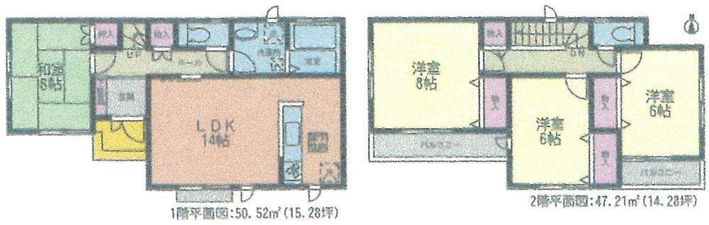 Floor plan. (A Building), Price 31,800,000 yen, 4LDK, Land area 103.26 sq m , Building area 97.73 sq m