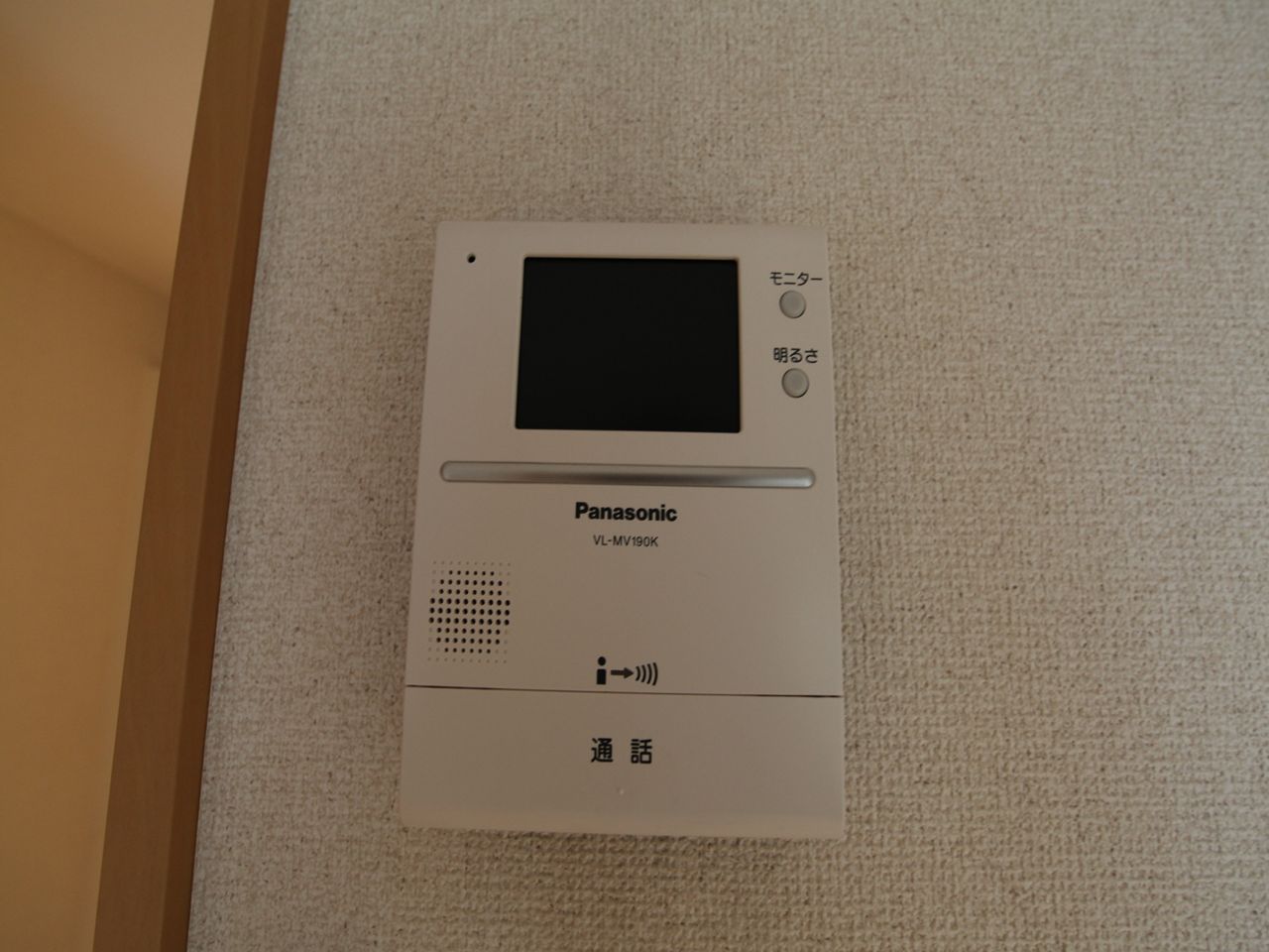 Security. Intercom with TV monitor