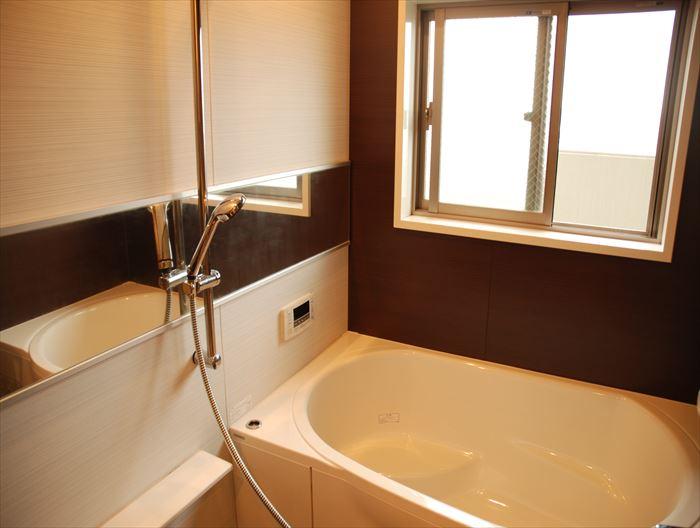 Bathroom. Bathroom bathed in light from a small window