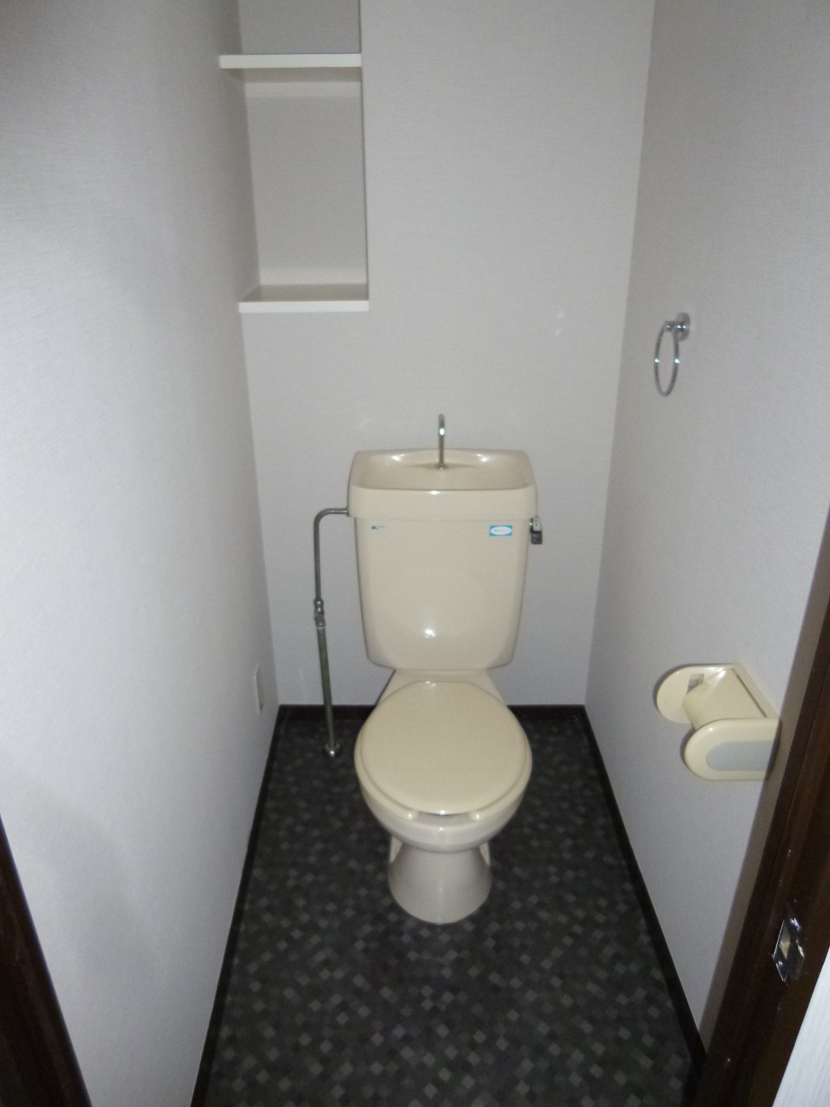 Toilet. Storage is a shelf with toilet ☆ 