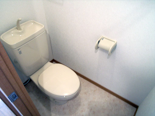 Toilet. It is separate toilet and popularity of bathroom