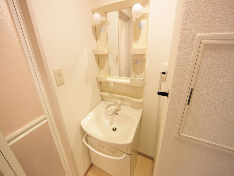 Washroom. Wash basin Shampoo dresser Indoor Laundry Area