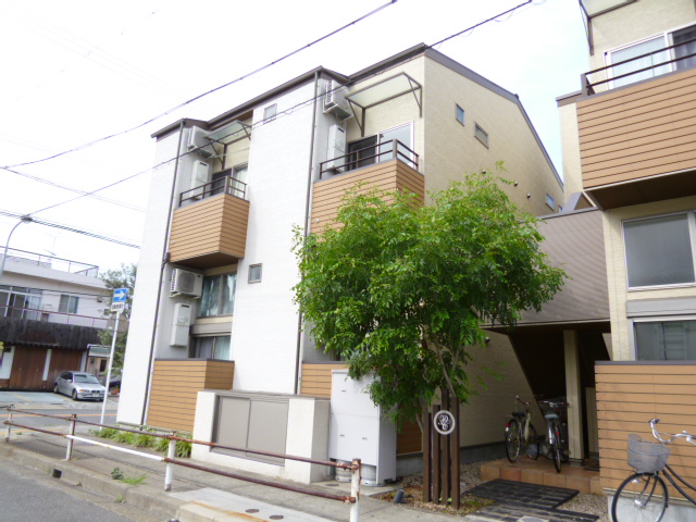 Building appearance. Stylish apartment with loft ☆