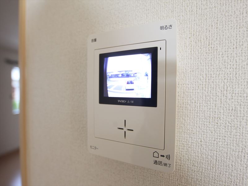 Security. Monitor with intercom