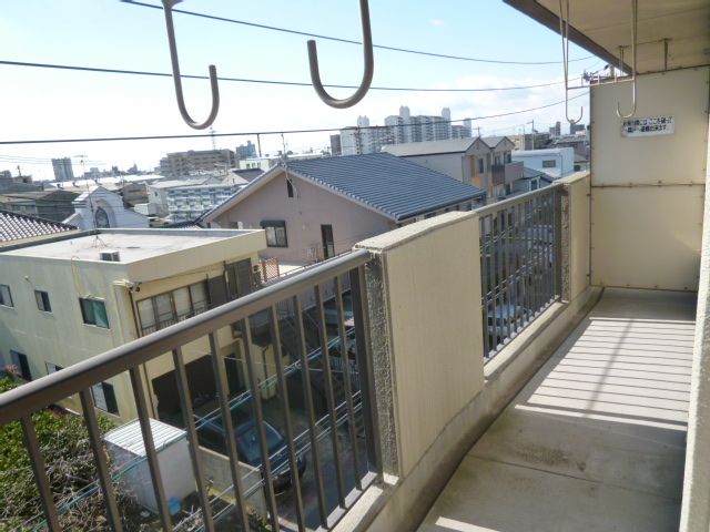 Balcony. It is with TV monitor Hong.