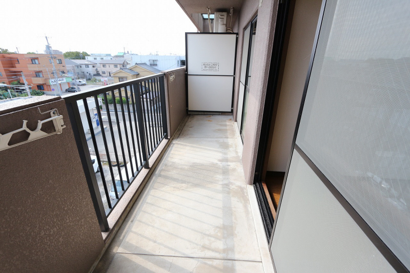 Balcony. Spacious veranda