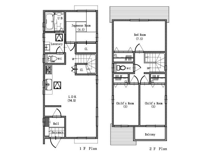 Other building plan example. Building plan example (No. 2 place) building area 91.10 sq m