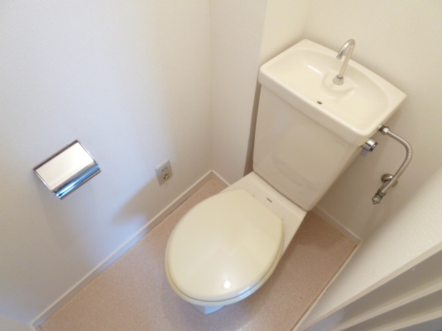 Toilet. Bidet can be installed