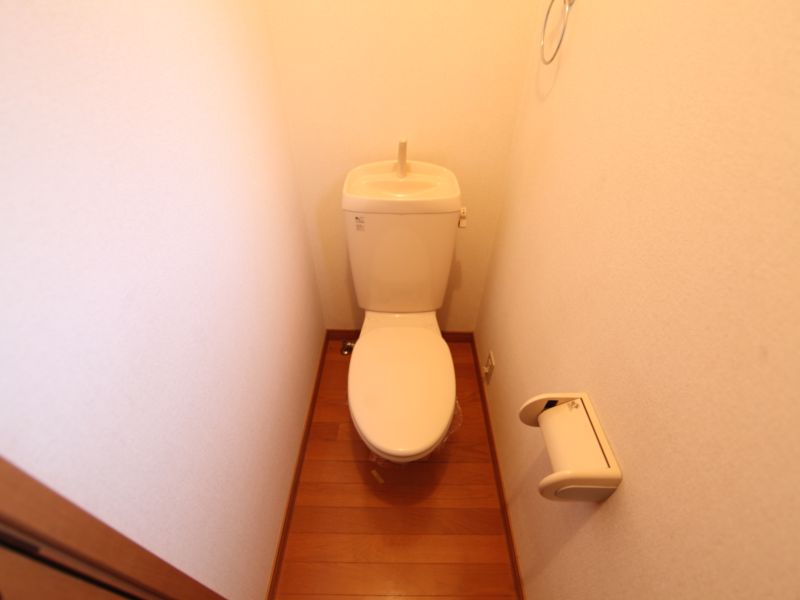 Toilet. Warm water washing toilet seat can be installed