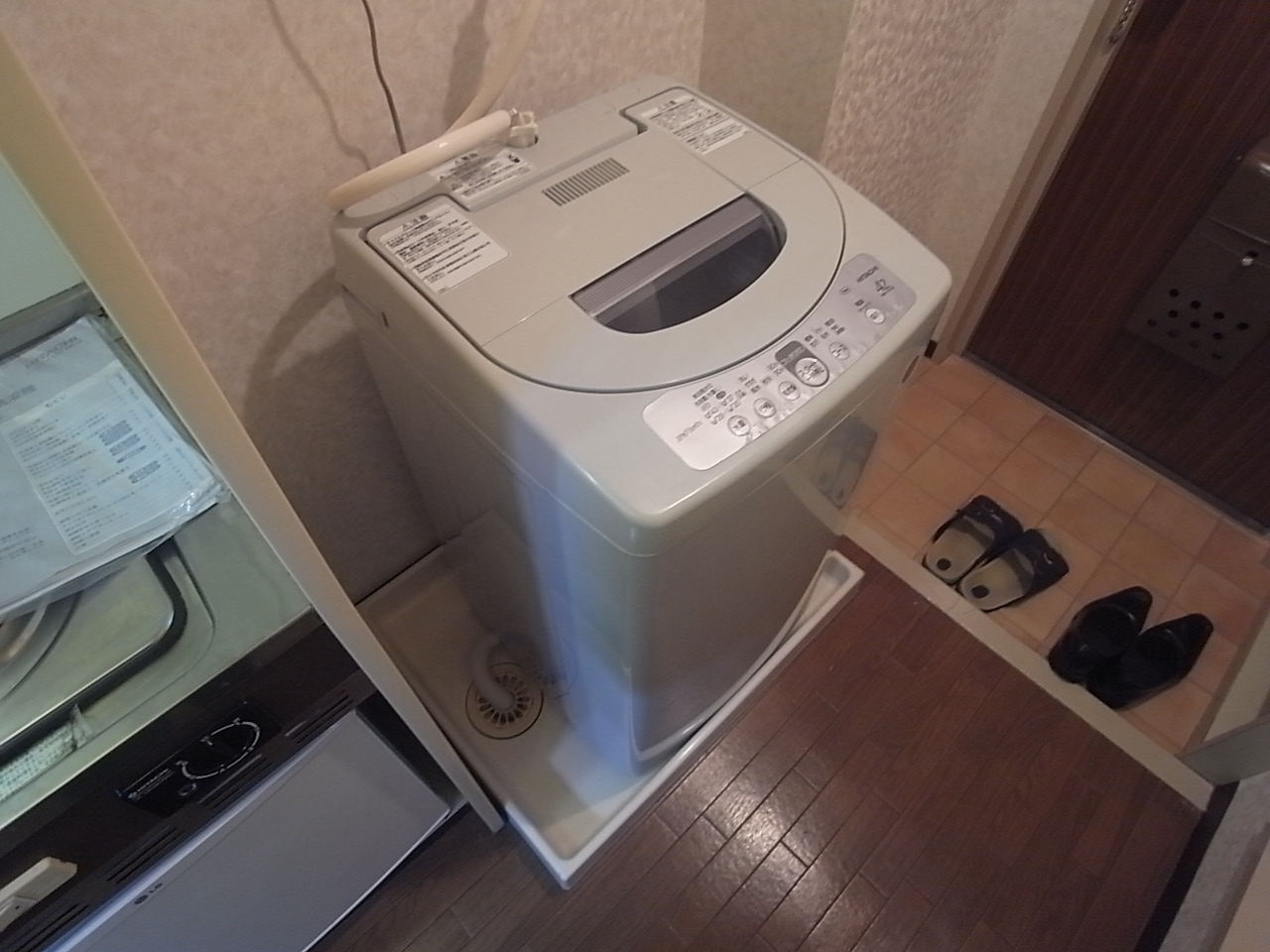 Other Equipment. Indoor Laundry Storage And washing machine available