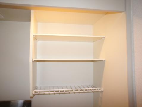 Other room space. Kitchen top shelf