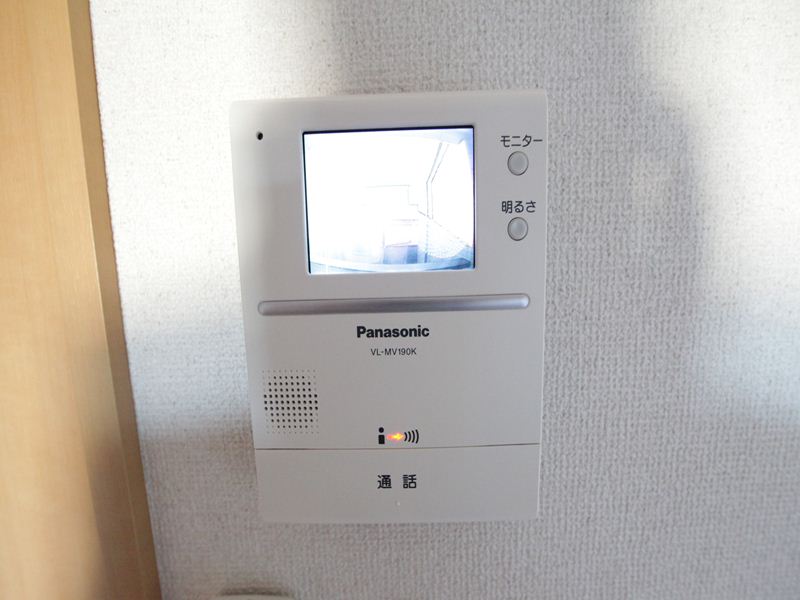 Security. Color monitor with intercom