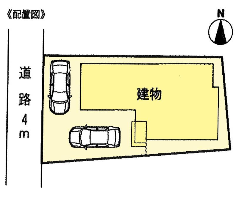 Compartment figure.  ◆ Parking two units can be ◆ 