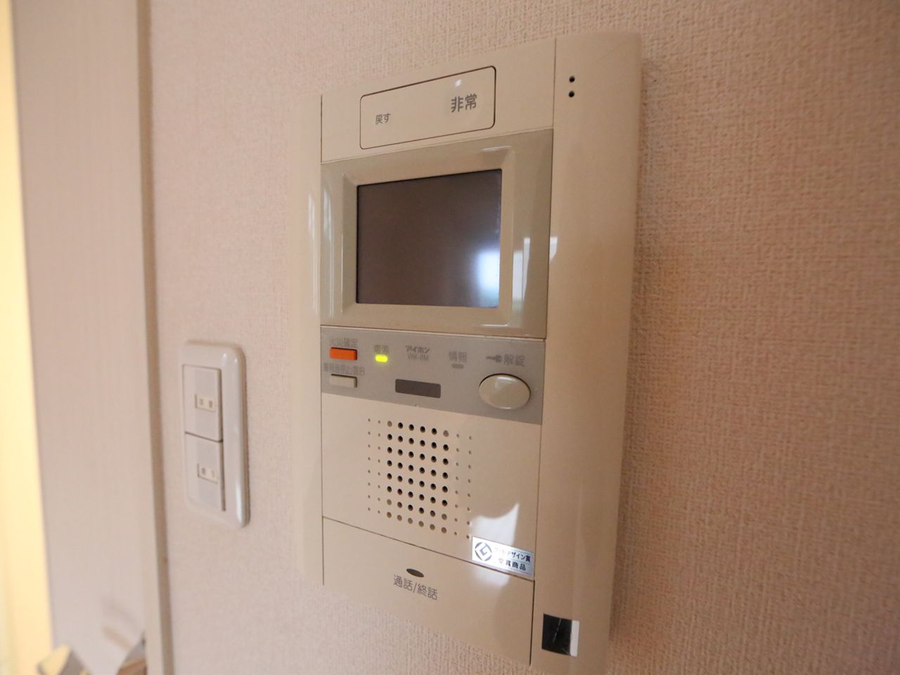 Security. Intercom with TV monitor