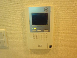 Security. Camera-equipped intercom