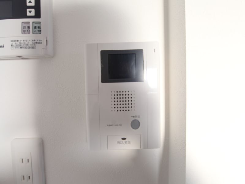 Security. Color monitor intercom