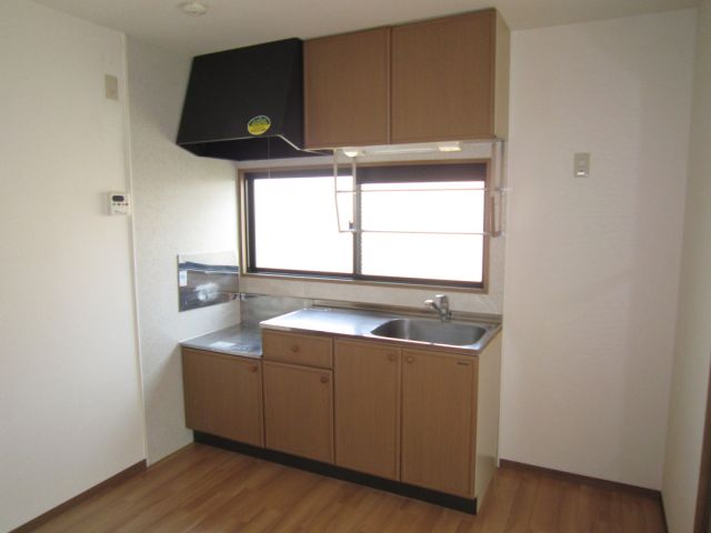 Kitchen. Gas stove can be installed bright kitchen. 