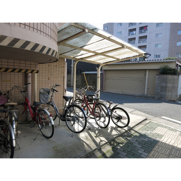 Other common areas. bicycle parking space