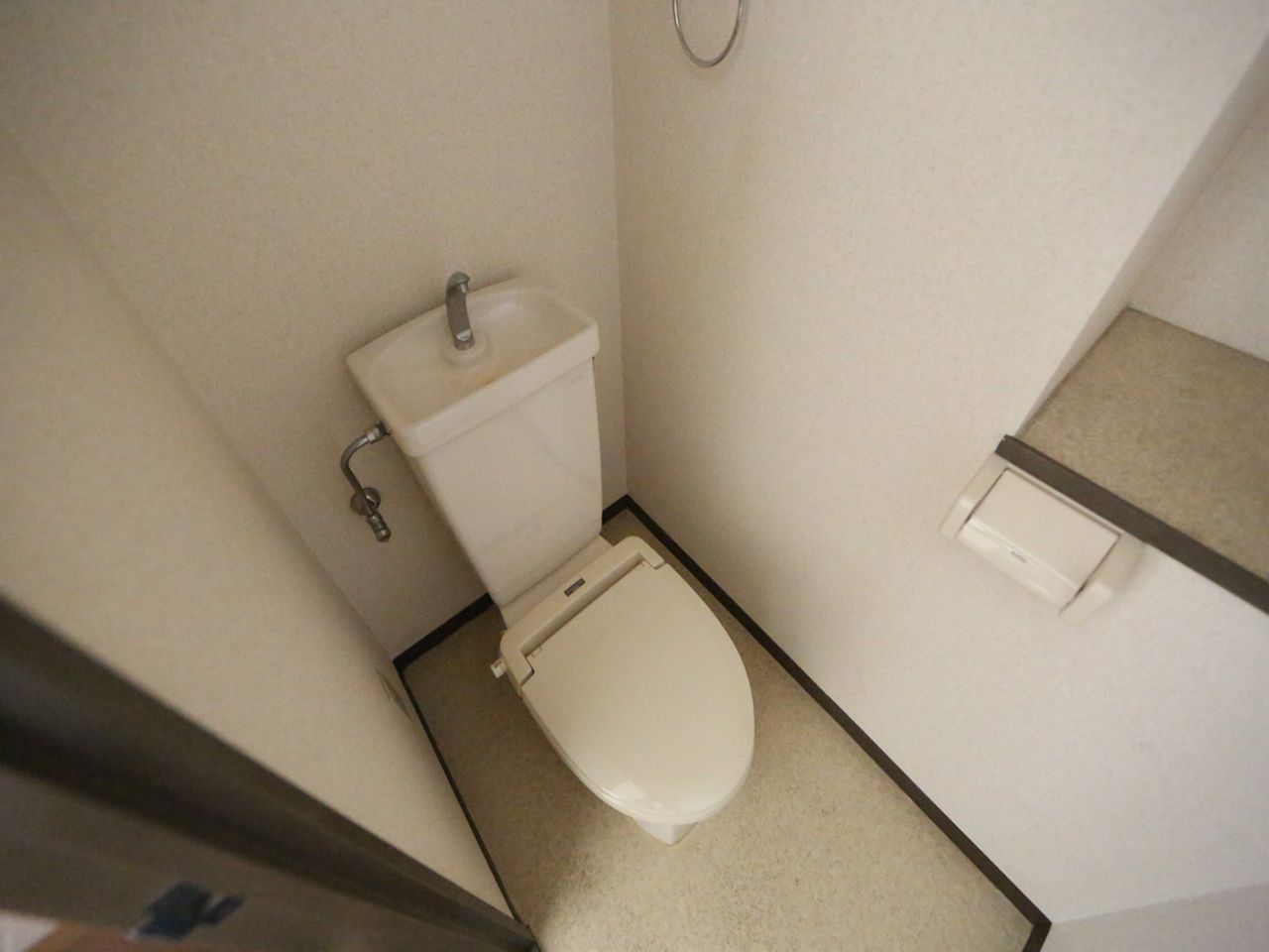 Toilet. WC Heating toilet seat