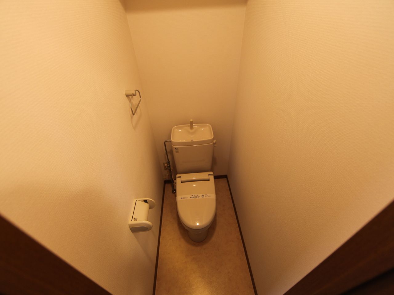 Toilet. WC Heating toilet seat