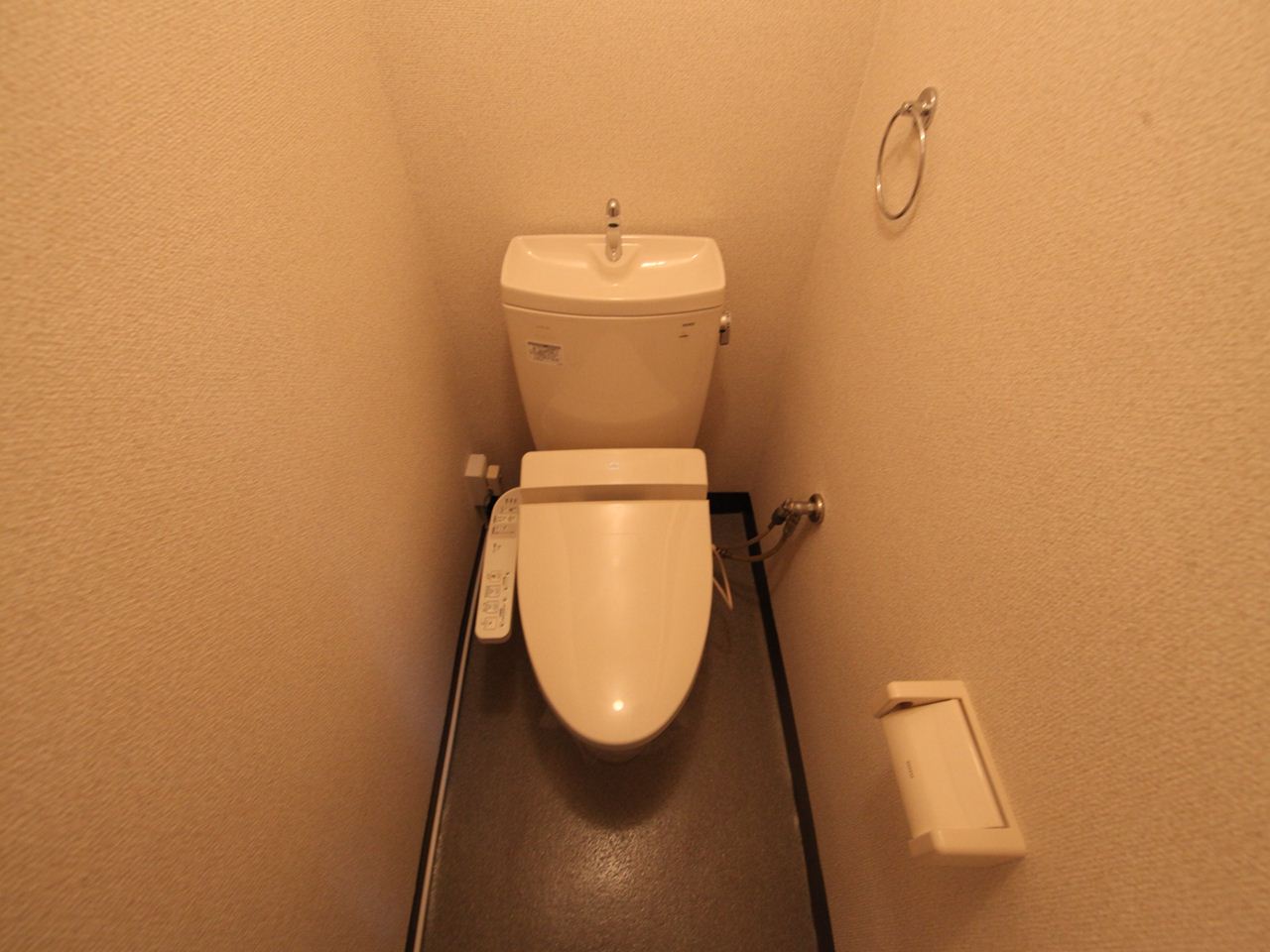 Toilet. Western-style toilet (with warm water cleaning toilet seat)