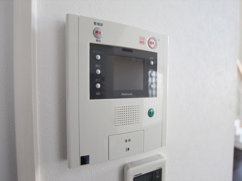 Security. Monitor with intercom